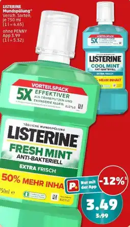 PENNY LISTERINE Mundspülung Angebot