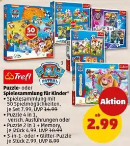 PENNY Trefl Puzzle- oder Spielesammlung für Kinder Angebot