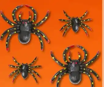 Woolworth Halloween Deko-Spinnen Angebot