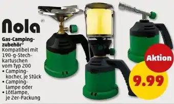 PENNY Nola Gas-Campingzubehör Angebot