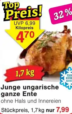 Wiglo Wunderland Junge ungarische ganze Ente Angebot