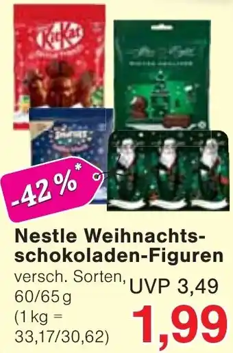 Wiglo Wunderland Nestle Weihnachts- schokoladen-Figuren Angebot