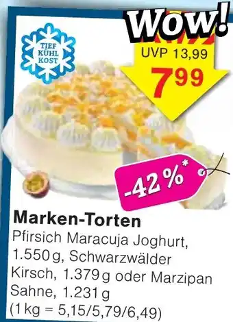 Wiglo Wunderland Marken-Torten Angebot