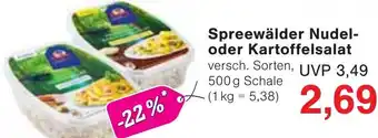 Wiglo Wunderland Spreewälder Nudel- oder Kartoffelsalat Angebot