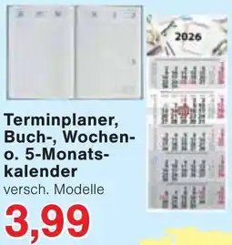 Wiglo Wunderland Terminplaner, Buch-, Wochen- o. 5-Monatskalender Angebot