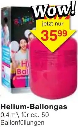 Wiglo Wunderland Helium-Ballongas Angebot