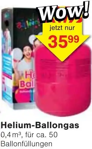 Wiglo Wunderland Helium-Ballongas Angebot