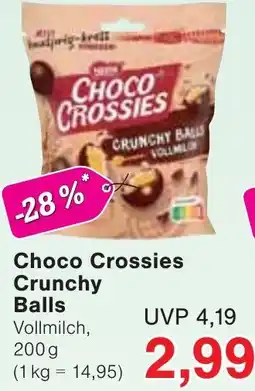Wiglo Wunderland Choco Crossies Crunchy Balls Angebot