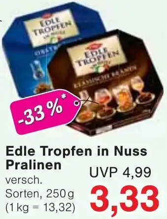 Wiglo Wunderland Edle Tropfen in Nuss Pralinen Angebot