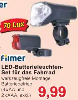 Wiglo Wunderland Filmer LED-Batterieleuchten- Set für das Fahrrad Angebot
