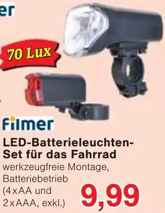 Wiglo Wunderland Filmer LED-Batterieleuchten- Set für das Fahrrad Angebot