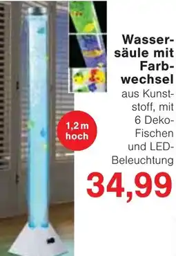 Wiglo Wunderland Wassersäule mit Farbwechsel Angebot