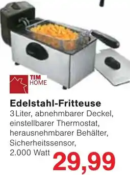 Wiglo Wunderland TIM HOME Edelstahl-Fritteuse Angebot
