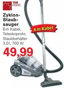 Wiglo Wunderland TIM HOME Zyklon- Staubsauger Angebot
