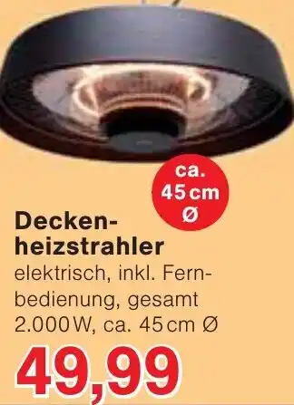 Wiglo Wunderland Deckenheizstrahler Angebot