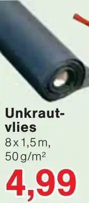 Wiglo Wunderland Unkrautvlies Angebot