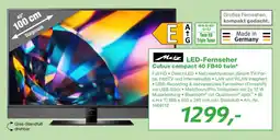 EP Metz LED-Fernseher Cubus compact 40 FB40 twin Angebot