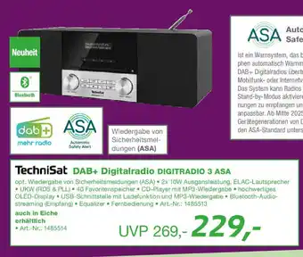 EP TechniSat DAB+ Digitalradio DIGITRADIO 3 ASA Angebot