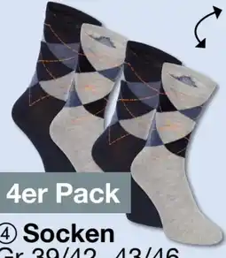 Woolworth Zaffiri Herren Socken 4er Pack Angebot