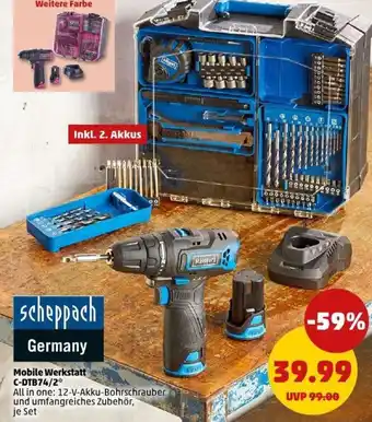 PENNY scheppach Mobile Werkstatt C-DTB74/2 Angebot