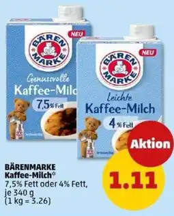 PENNY BÄRENMARKE Kaffee-Milch Angebot