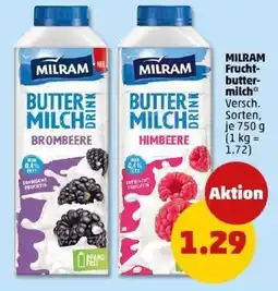 PENNY MILRAM Frucht- butter- milch Angebot