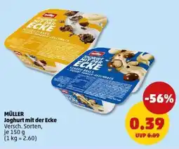 PENNY MÜLLER Joghurt mit der Ecke Angebot