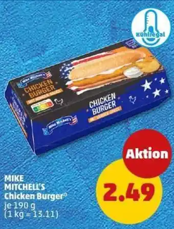 PENNY MIKE MITCHELL'S Chicken Burger Angebot