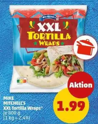 PENNY MIKE MITCHELL'S XXL Tortilla Wraps Angebot