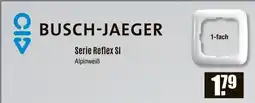 V Baumarkt BUSCH-JAEGER Serie Reflex SI Alpinweiẞ 1-fach Angebot