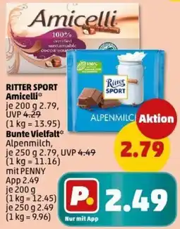 PENNY RITTER SPORT Amicelli Bunte Vielfalt Angebot