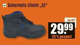 V Baumarkt Sicherheits-Stiefel,,S3" Angebot