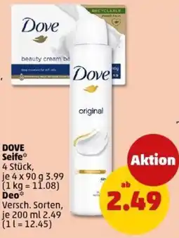 PENNY DOVE Seife oder Deo Angebot