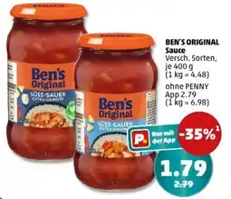 PENNY BEN'S ORIGINAL Sauce Angebot