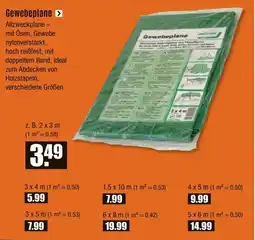 V Baumarkt Gewebeplane 2*3 m Angebot