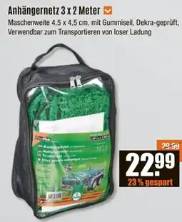 V Baumarkt Anhängernetz 3 x 2 Meter Angebot