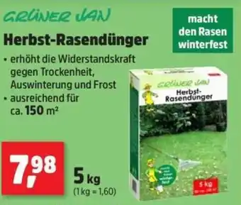 Thomas Philipps GRÜNER JAN Herbst-Rasendünger Angebot
