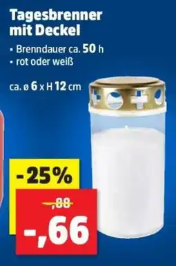 Thomas Philipps Tagesbrenner mit Deckel Angebot