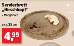 Thomas Philipps Servierbrett ,,Hirschkopf" Angebot