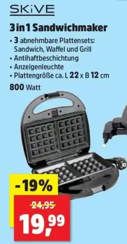 Thomas Philipps SKIVE 3in1 Sandwichmaker Angebot