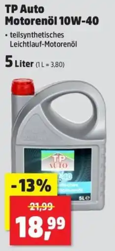 Thomas Philipps TP Auto Motorenöl 10W-40 Angebot