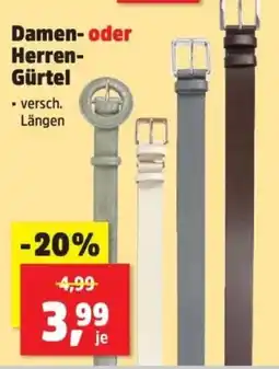 Thomas Philipps Damen- oder Herren- Gürtel Angebot