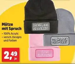 Thomas Philipps Mütze mit Spruch Angebot