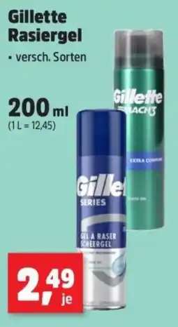 Thomas Philipps Gillette Rasiergel Angebot
