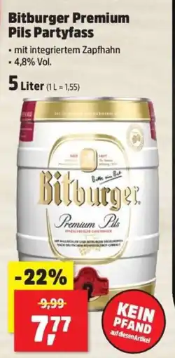 Thomas Philipps Bitburger Premium Pils Partyfass Angebot