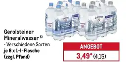 METRO Gerolsteiner Mineralwasser Angebot