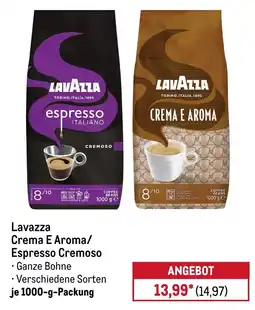 METRO Lavazza Crema E Aroma/ Espresso Cremoso Angebot