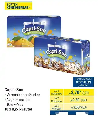 METRO Capri-Sun Angebot