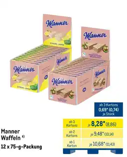 METRO Manner Waffeln Angebot
