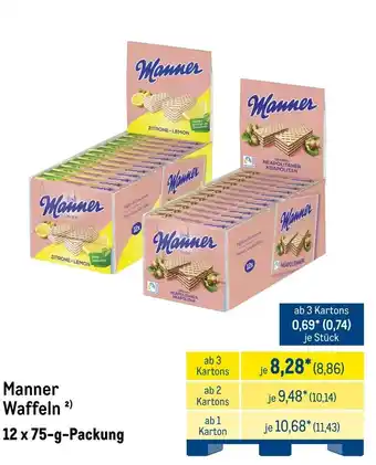 METRO Manner Waffeln Angebot